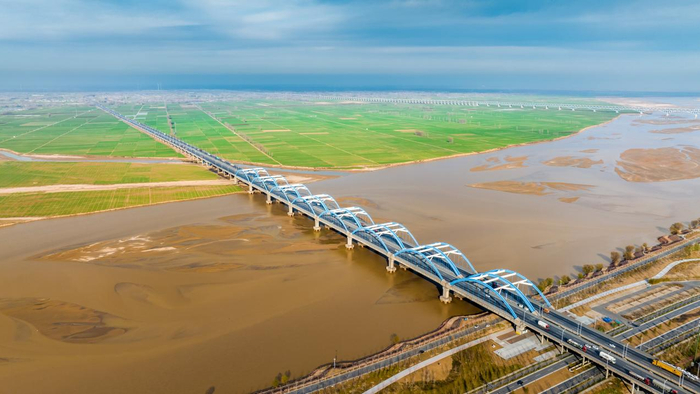刘江黄河大桥(央广网发 惠金河务局供图)