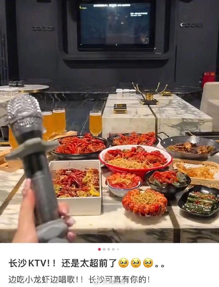 “为了尝特色小吃专门去唱歌,像是为了包了顿饺子。”