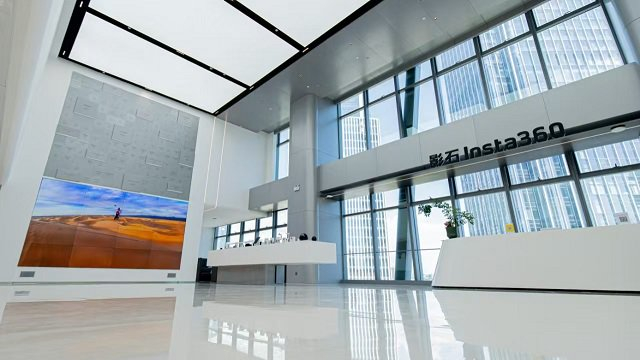 影石创新总部展厅 本报记者 王婧涵 摄