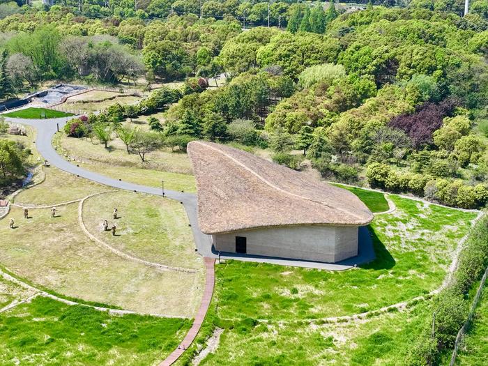 草鞋山考古遗址公园鸟瞰。草鞋山考古遗址公园 供图