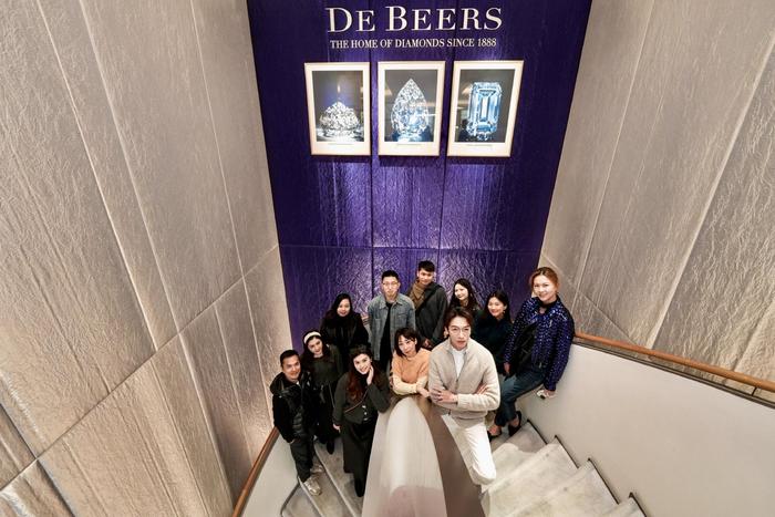 媒体参观戴比尔斯珠宝（De Beers Jewellers）邦德街旗舰店