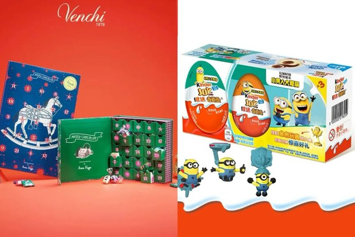 图片来源：venchi闻绮旗舰店，kinder健达旗舰店