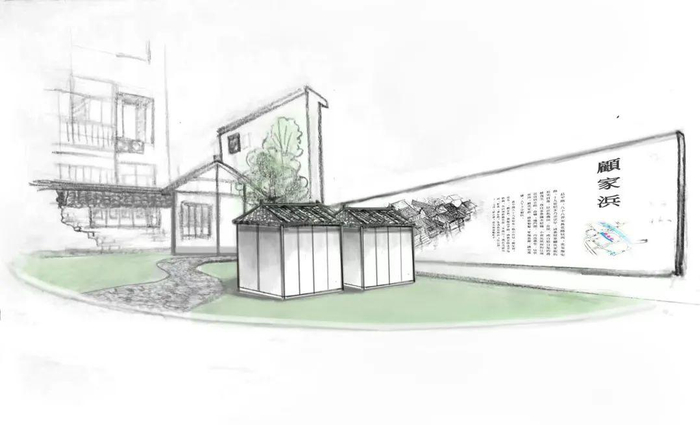 汪莉英的手绘设计图。受访者供图