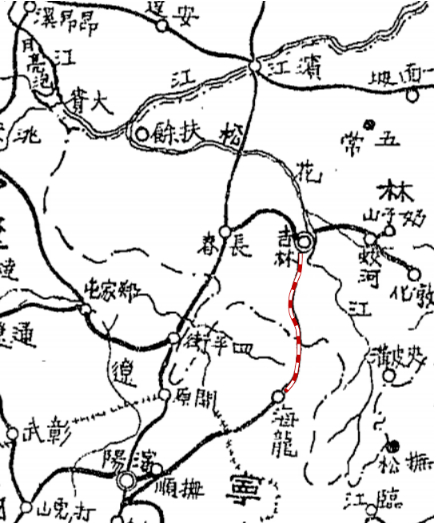 20世纪30年代东北部分地区铁路网 资料图片