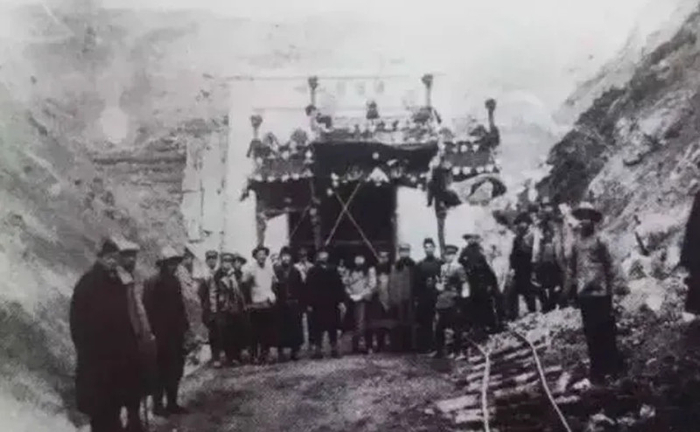 吉海铁路鸡冠岭隧道修筑现场&nbsp; 资料图片