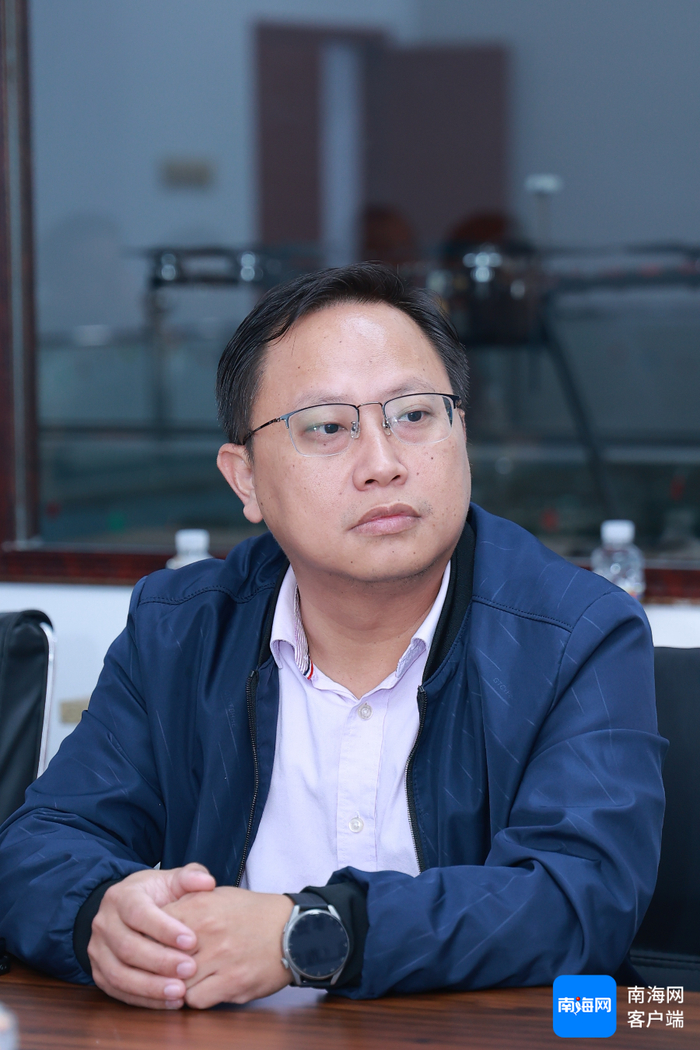 嘉诚国际海南公司总经理何金强。受访者供图