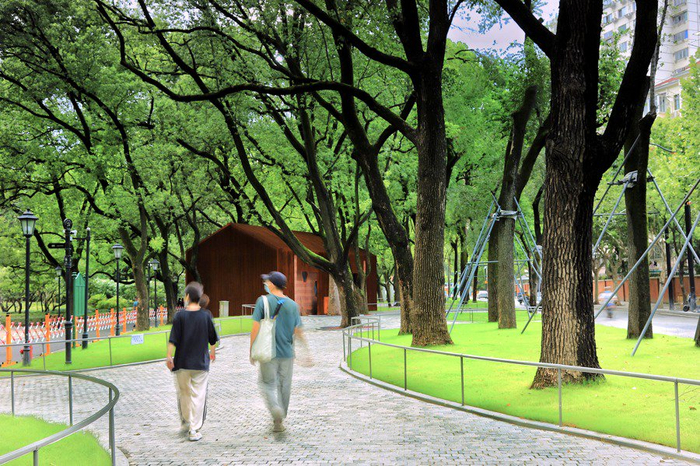 2022年9月，中山公园融合开放。