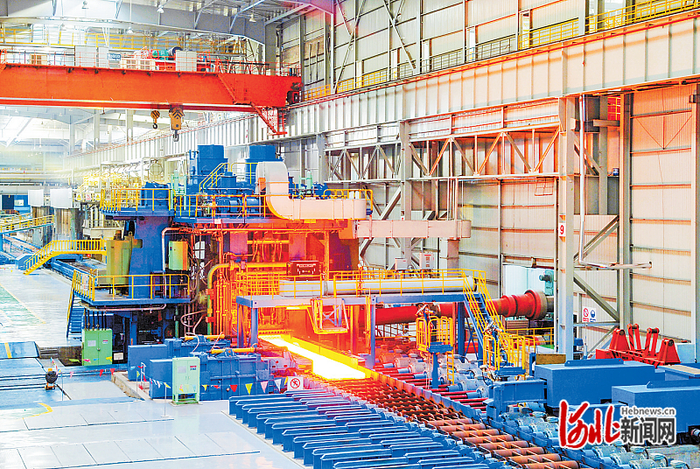 2017年，承钢1780产线投产。 承德钒钛供图