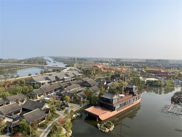 皂河龙运城（央广网记者  郑楚豫  摄）