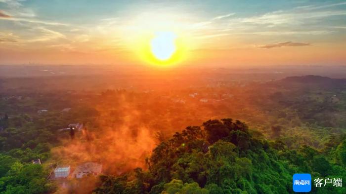 火山口公园美景。秀英区委宣传部供图