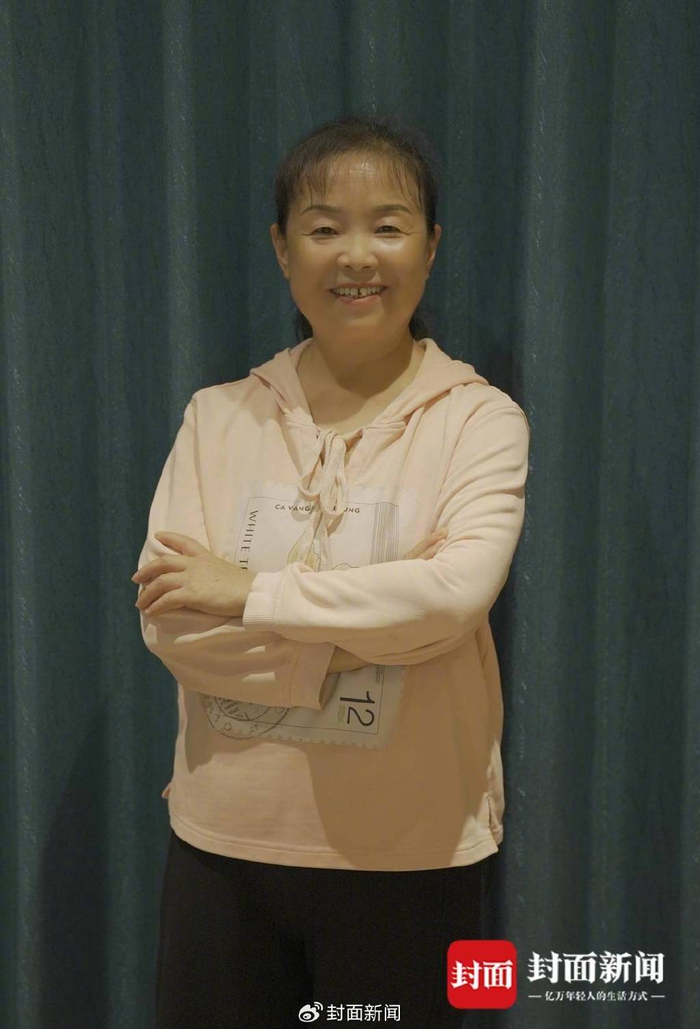 苏敏在成都接受封面新闻记者专访 陈光旭/摄