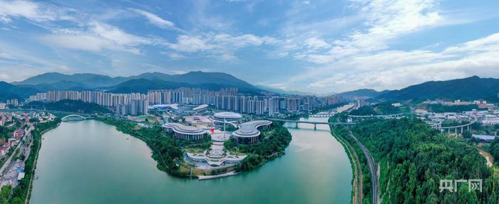 三明市航拍图（央广网发  陈金海  摄）