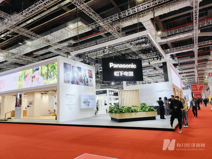 松下进博会展区 图片来源:每经记者 张韵 摄