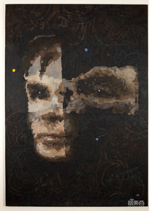 ▲以110万美元售出的图灵肖像画