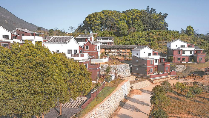 永春县吾峰镇吾西村是福建建设“新时代农村社区”的案例之一 。   金伟琦 摄