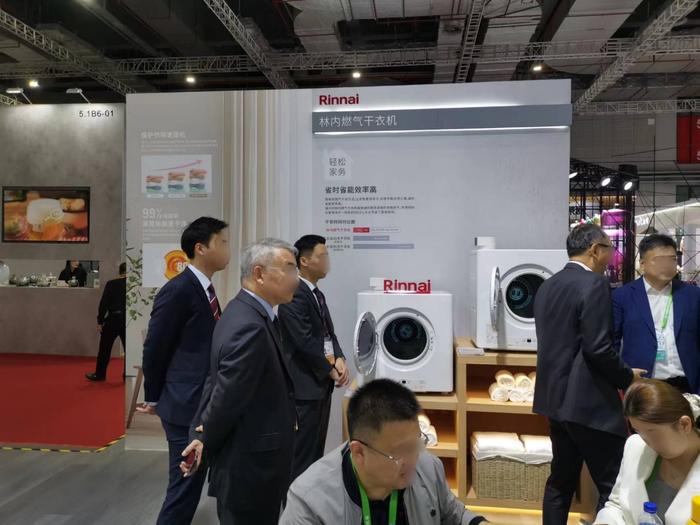 （图：林内展位，丁科技网摄）