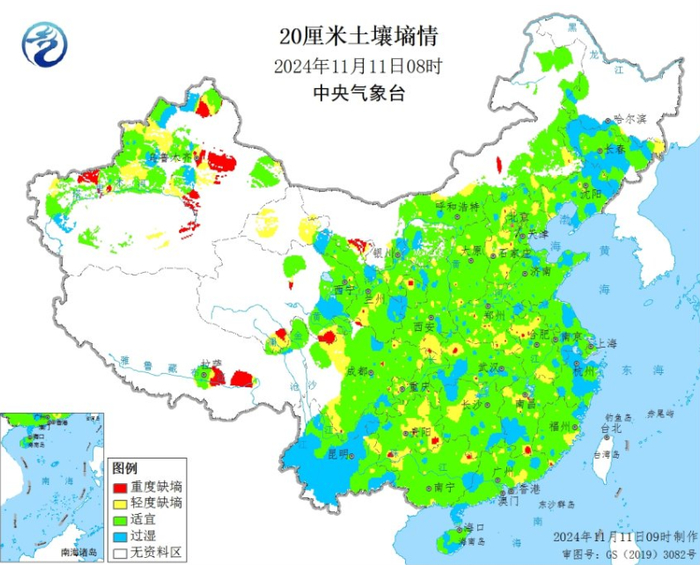 数据来源：中央气象台、紫金天风期货研究所