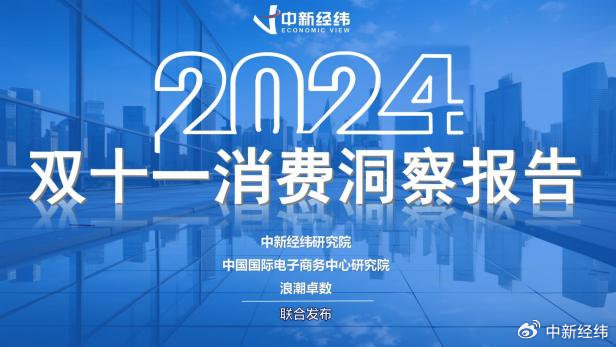 《2024双十一消费洞察报告》截图，下同