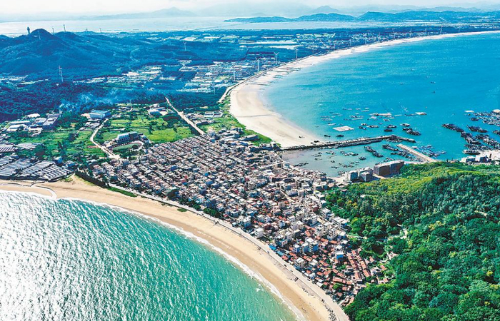 澳角村航拍图（资料图片）