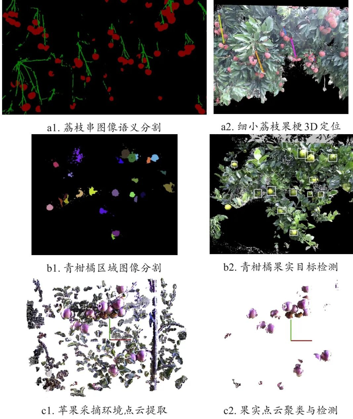 图4　基于RGB-D信息融合方法的局部目标视觉感知效果示意图