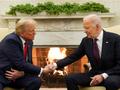 'Welcome back': Trump, Biden shake hands in White House