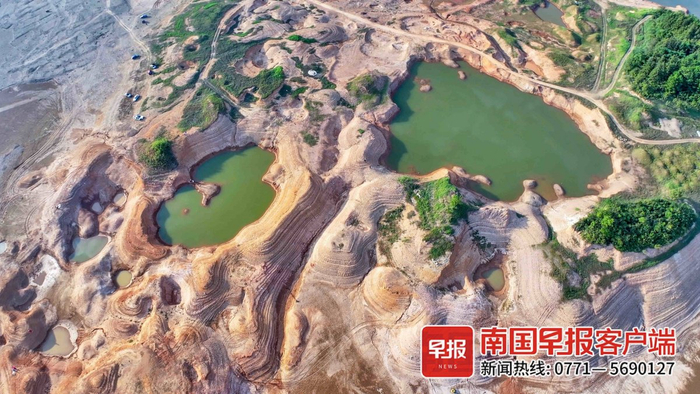 ▲青狮潭水库美景。记者 邓振福 摄