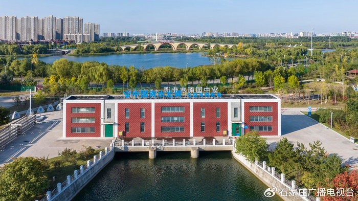 10月19日，位于邢台市的南水北调中线七里河倒虹吸工程。河北日报记者田明摄