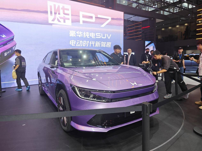 ▲广汽本田烨P7（《消费者报道》摄）