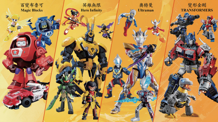 布鲁可主要产品示意