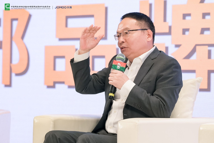 ▲图注：九牧集团品牌副总裁张彬