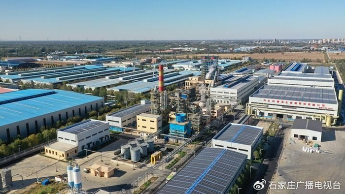 位于新河经济开发区的邢台松赫环保科技有限公司。（受访者供图）