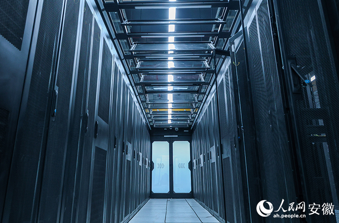 中贝合肥智算中心。人民网记者 陶涛摄