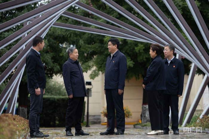 西易村党组织带领村民艰苦奋斗，让村庄旧貌换新颜（央广网发  叶娴豆  摄）