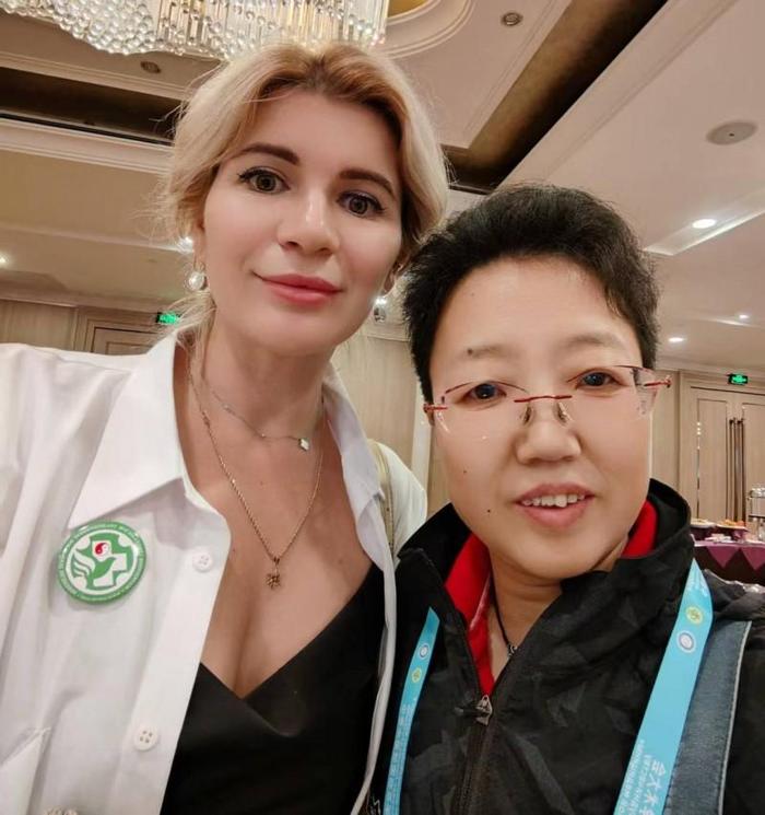 中俄中医药国际交流合作学术大会 与俄罗斯中医合影