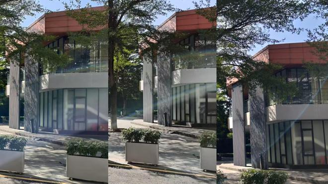 （图源：雷科技摄制，从左到右分别为vivo X200 Pro、同期某旗舰、vivo X100 Ultra）