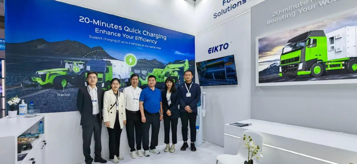 益佳通电池工程机械解决方案亮相欧洲智慧能源展