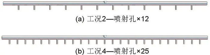 图14不同喷射孔