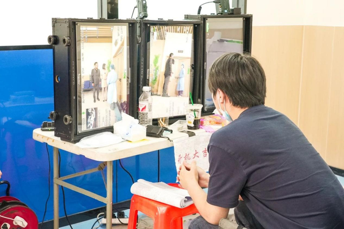 （短剧拍摄现场）