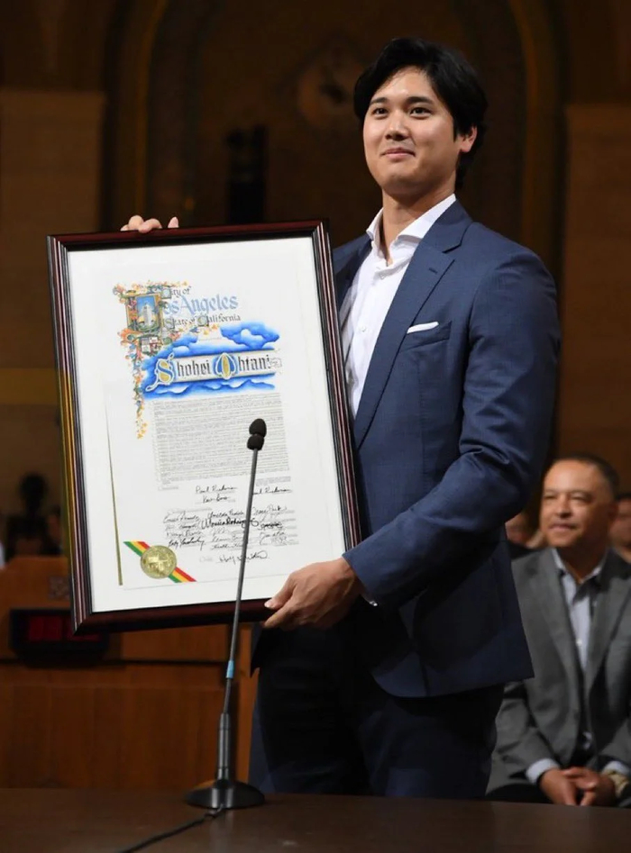 洛杉矶将5月17日定为“大谷翔平日”