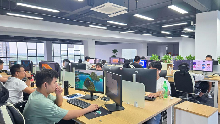 安徽唐米自在动画办公现场。安徽唐米自在动画供图