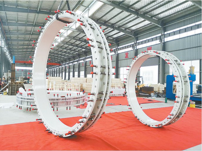 管道补偿器生产车间