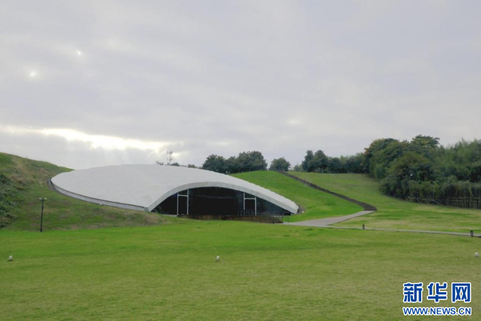 老虎岭遗址公园。新华网发 华婧雯 摄