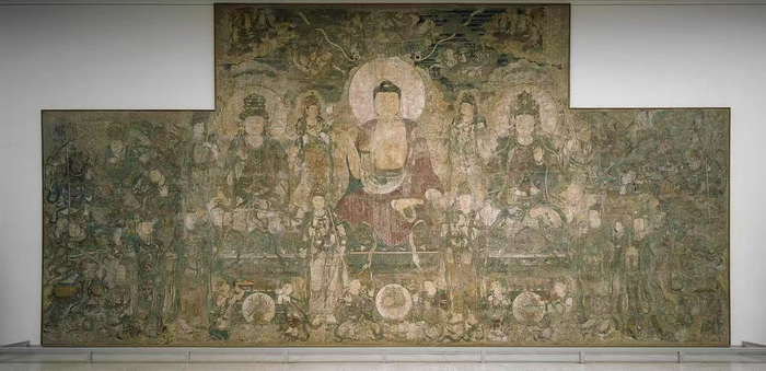 美国大都会艺术博物馆藏《药师佛经变图》（图片来源于美国大都会艺术博物馆官网）
