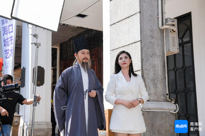 《大宋顶流苏东坡穿越之海岛BUS觅食记》拍摄现场。海南旅投供图