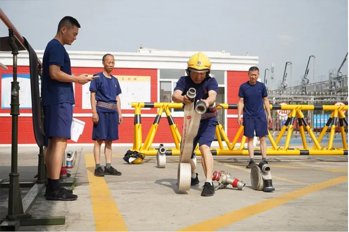 武侯区消防救援大队开展街道社区消防站专职人员培训。（武侯消防供图）