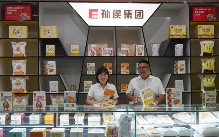 当地一家粮食加工企业。濉溪县委宣传部供图