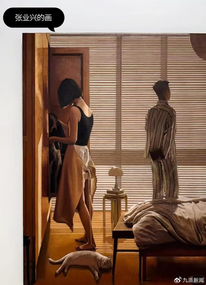 张业兴画作。图/社交平台