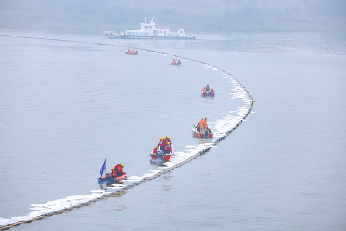 应急演练现场。