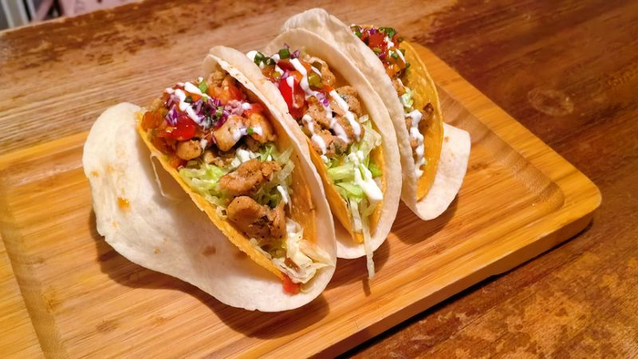 鸡肉塔克。 新京报记者 王思炀 摄