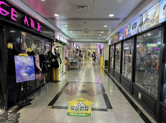 密密麻麻的谷子店 蓝鲸记者摄